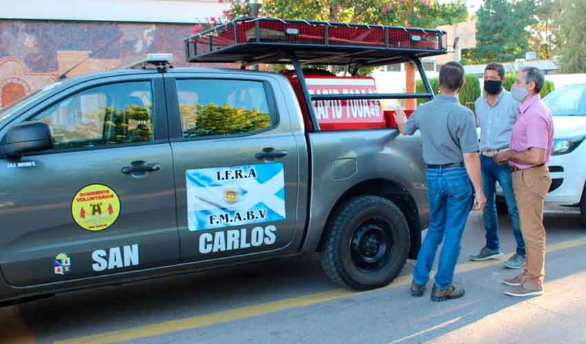 Bomberos de San Carlos incorporaron una moderna unidad