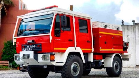 Bomberos de Marcos Juárez con nueva autobomba forestal