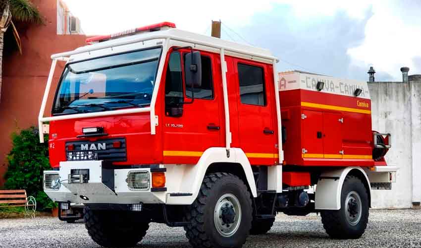 Bomberos de Marcos Juárez con nueva autobomba forestal