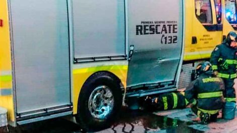 Camioneta colisionó carro de Bomberos cuando se dirigía a emergencia