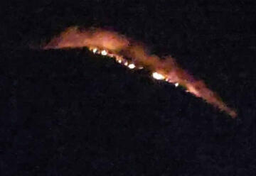 Fallece bombero durante incendio en Cerro del Águila