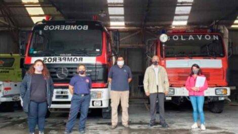Bomberos de Dolavon incorporan un protocolo contra la violencia de género