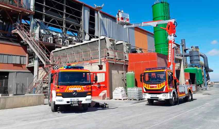 Compresor para el parque de Bomberos