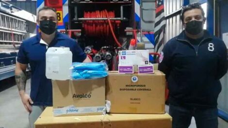 Bomberos de Rancagua hace nueva entrega de protección personal