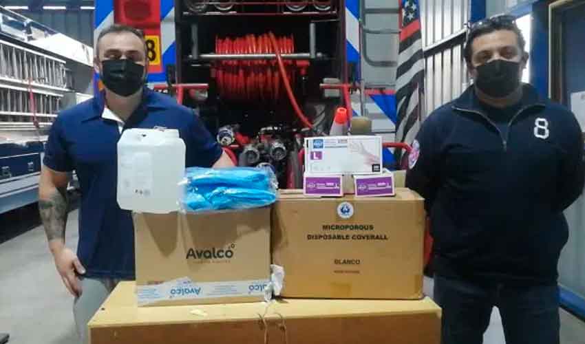 Bomberos de Rancagua hace nueva entrega de protección personal