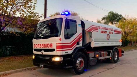 Bomberos Voluntarios de Santa Rita adquirió un cisterna