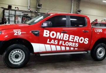 Bomberos Voluntarios de Las Flores adquirió nuevo móvil