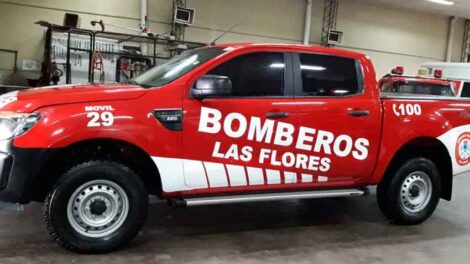 Bomberos Voluntarios de Las Flores adquirió nuevo móvil