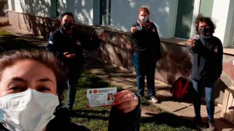 Bomberas Voluntarias de Junín de los Andes reclamaron la vacunación