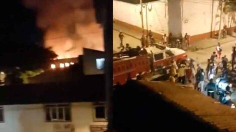 Sujetos no permitieron que bomberos apagaran el incendio