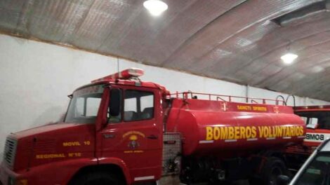 Bomberos Voluntarios de Sancti Spiritu con nueva unidad