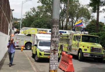 Bomberos de Medellín protestaron por posibles reformas