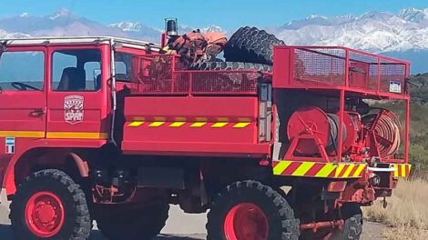 Bomberos Voluntarios de Tunuyán, incorporaron una unidad forestal