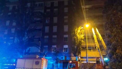Bomberos entran por error en la casa de un hombre con sordera