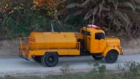 Bomberos Voluntarios de Valle María recibió en comodato una autobomba