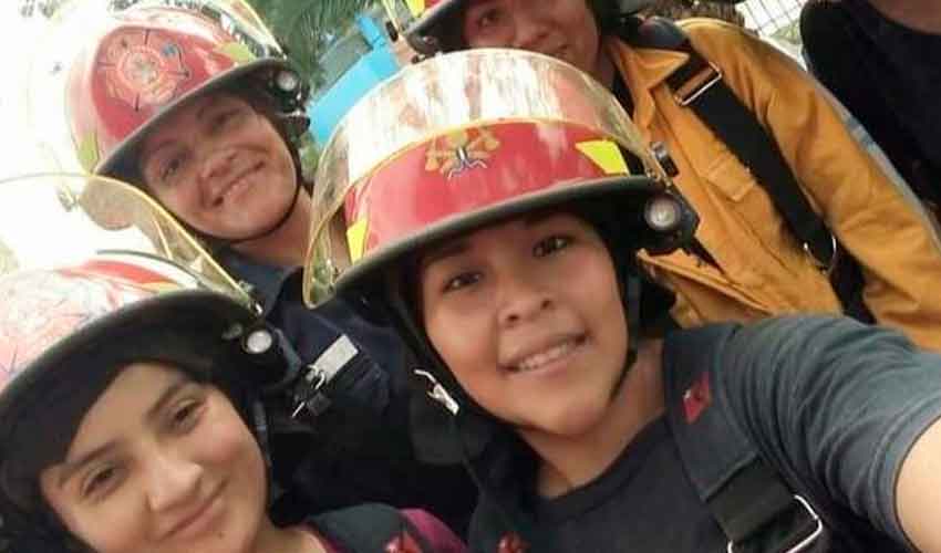 "La mujer bombero tiene el mismo rol que el del hombre"