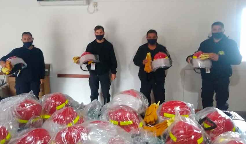 Nuevos equipos para el Cuartel de Bomberos de Lobería