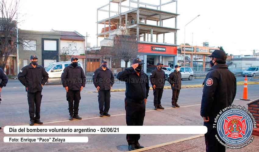 Día del Bombero Voluntario en contexto de pandemia