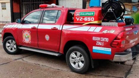 Bomberos de Tapalqué cuenta con un nuevo equipo de ataque rápido