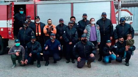 Nueva autobomba para Bomberos Voluntarios Diamante