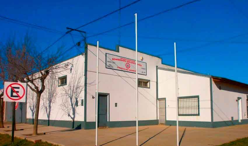 Bomberos Voluntarios de Gonzales Moreno con repetidora VHF