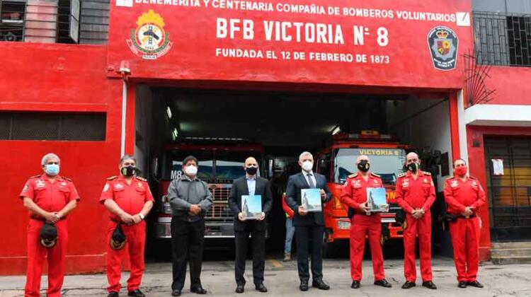 Cinco compañías de bomberos cuentan con servicio de gas natural