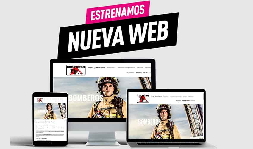 La empresa Servicios FF SRL renueva su web