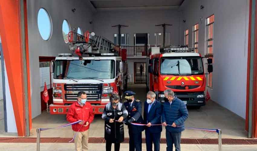 8ª Compañía de Bomberos de Viña del Mar cuenta con nuevo cuartel