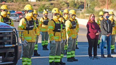 Bomberos de Potrero de los Funes con nueva Indumentaria de Protección