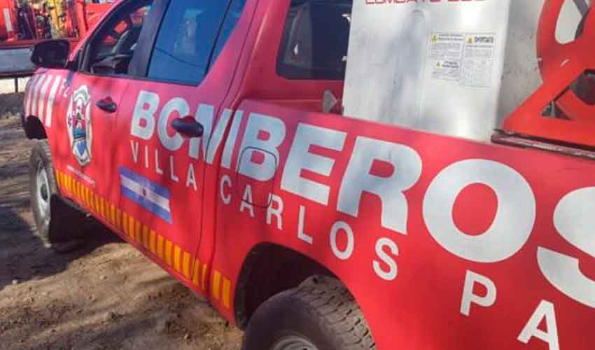 Bomberos salvaron a un niño que se estaba ahogando con comida