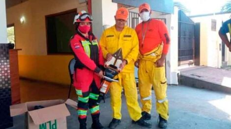 Bomberos recuperaron el equipo que fue robado de la Unidad