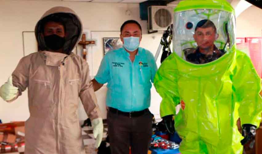 Dotan de equipos especiales para atender emergencia a bomberos