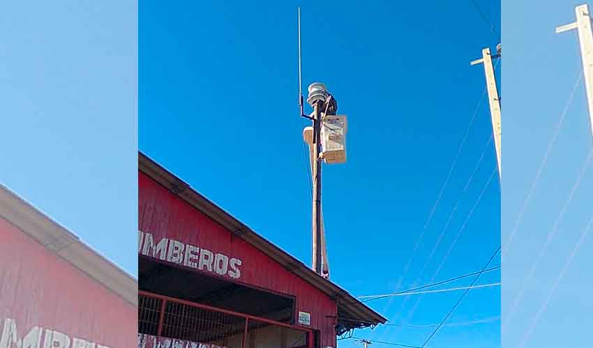 Cuartel de Bomberos de Los Molles ya tiene nueva sirena