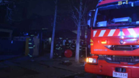 Domicilio de cuartelero de Bomberos fue víctima de incendio
