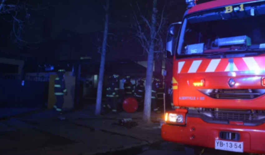 Domicilio de cuartelero de Bomberos fue víctima de incendio