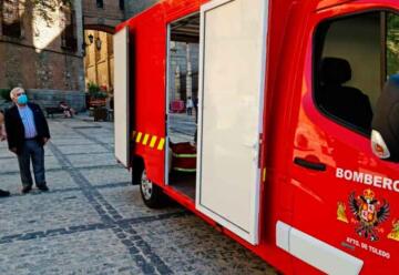 Bomberos de Toledo ya tienen su primer furgón eléctrico