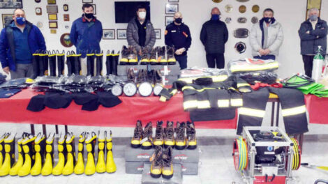 Bomberos Voluntarios de Coronel Pringles con nuevos equipos