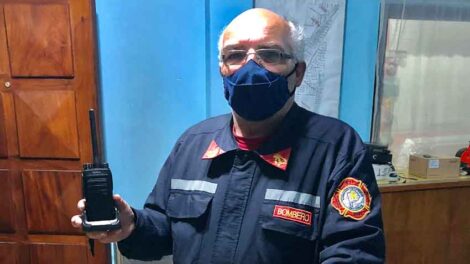 Bomberos de San Vicente incorporaron un nuevo sistema de comunicación