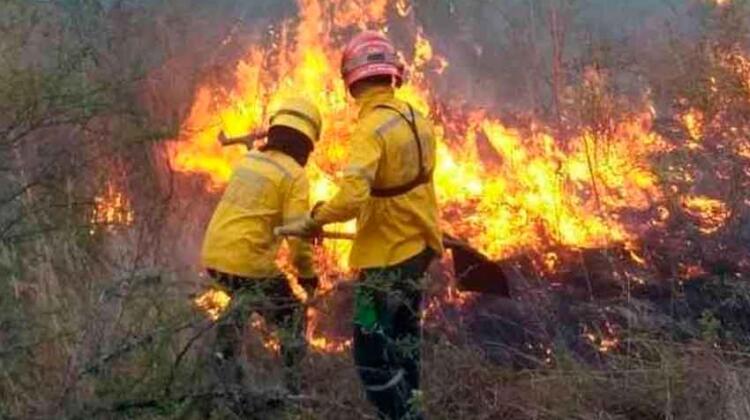 Los incendios de islas y pastizales no dan tregua a los bomberos