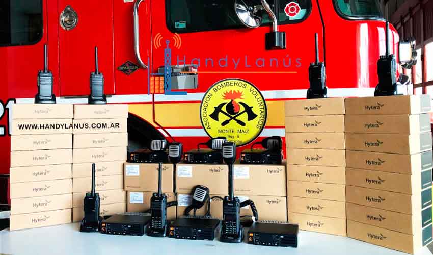Bomberos de Monte Maíz con nuevo sistema de comunicaciones digital