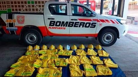 Bomberos Voluntarios de Almafuerte con nuevos equipos