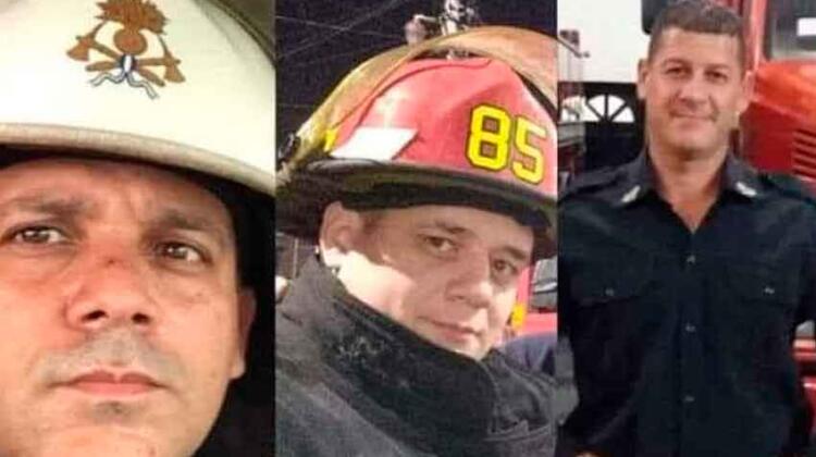 El Sistema de Bomberos Voluntarios de luto por el fallecimiento de tres bomberos
