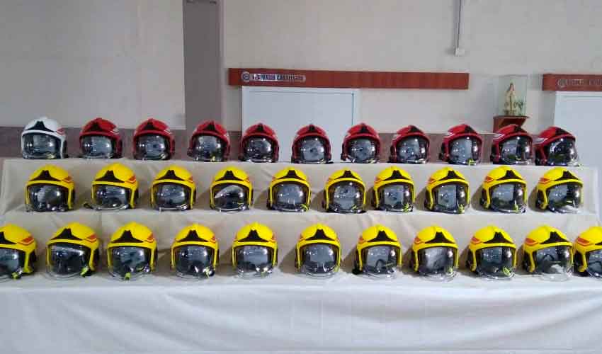 Bomberos de Córdoba adquirieron cascos Gallet para todo el personal