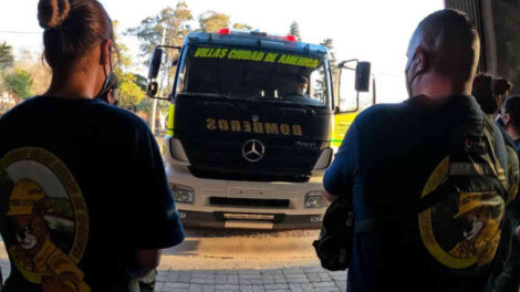 Bomberos de Villas Ciudad de América presentaron nueva unidad