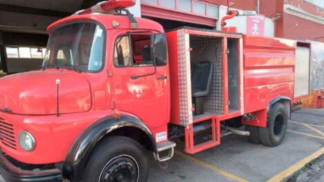 Bomberos pone en valor móvil con ayuda de socios y empresas