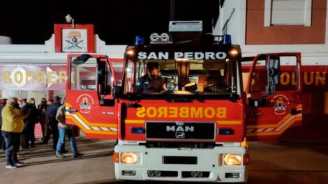 Bomberos Voluntarios de San Pedro presentó nuevo equipamiento