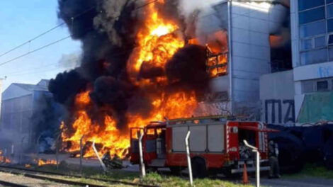 Se incendió la planta de la cervecería Quilmes