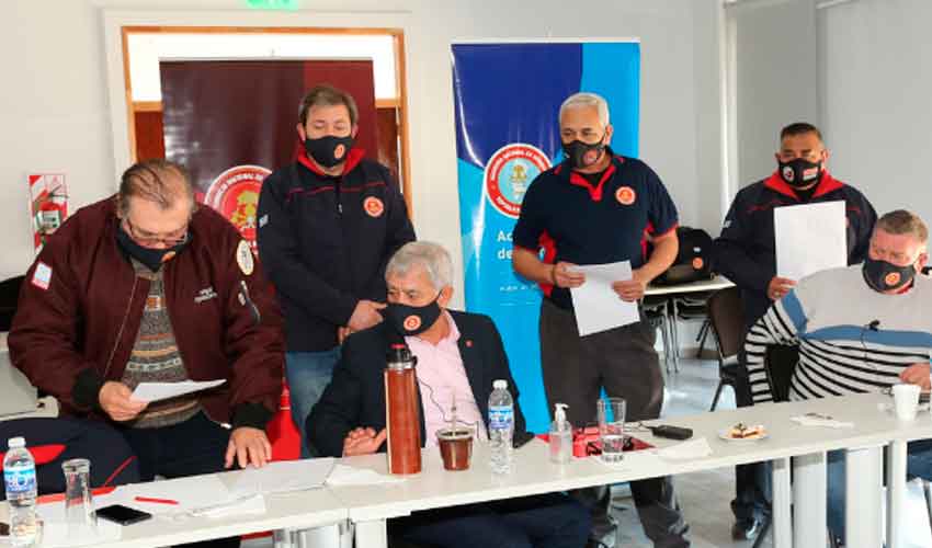 Avances en el Centro Nacional de Entrenamiento para Bomberos Voluntarios