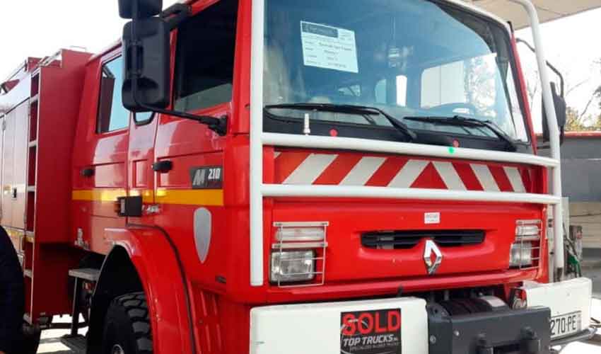 Nueva autobomba para los Bomberos Voluntarios de Alta Gracia