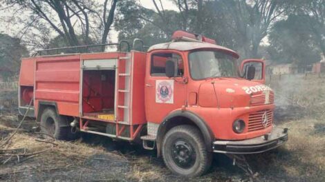 Bomberos Voluntarios de El Manantial sin autobomba